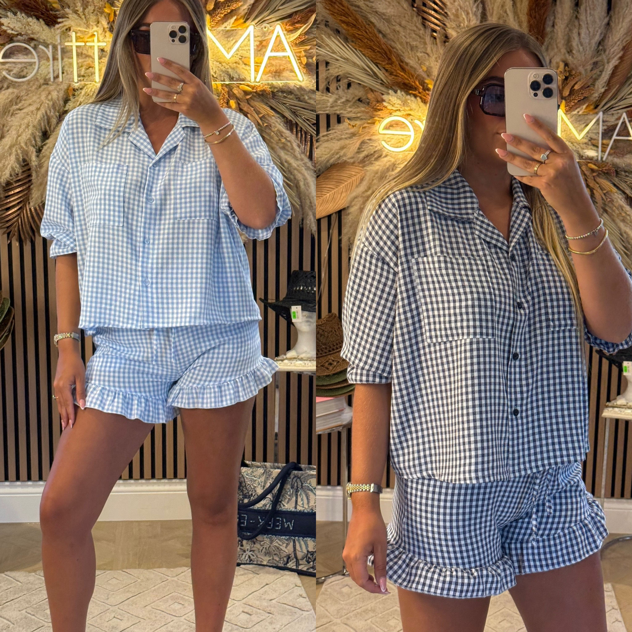 XANTE Gingham Set