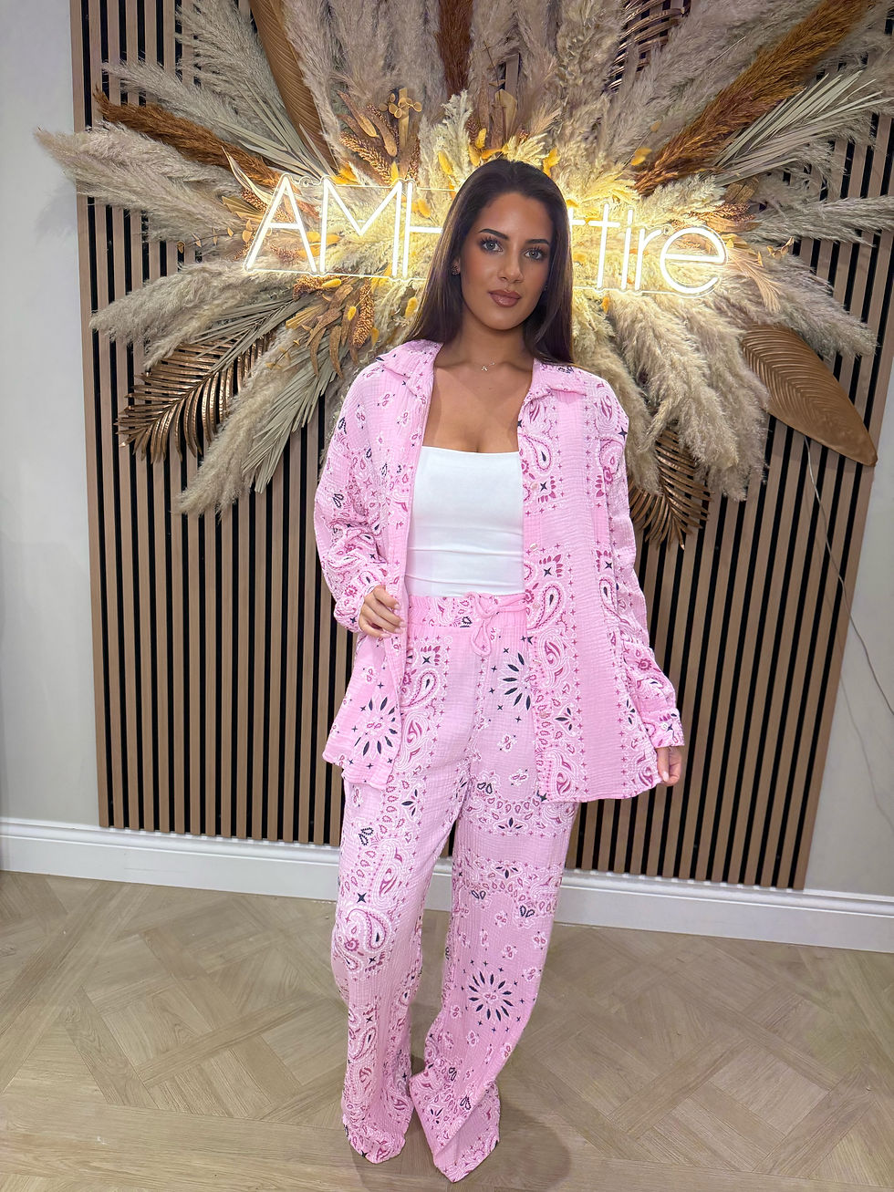 Thumbnail: ARABELLA Hankchief Cheesecloth Co Ord