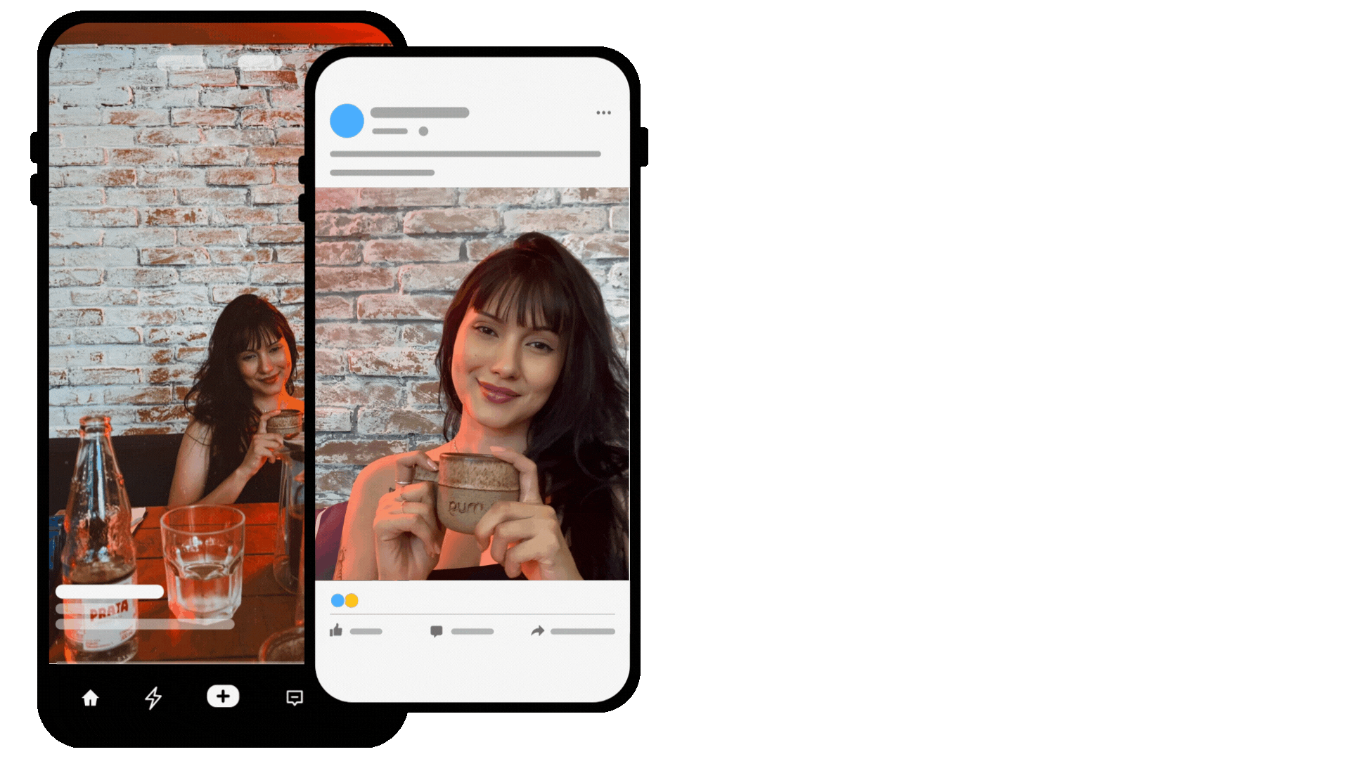 Advertising Hypereel Video in Black White Simple Style.gif