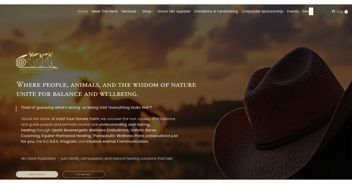 Hold Your Horses Farm logo