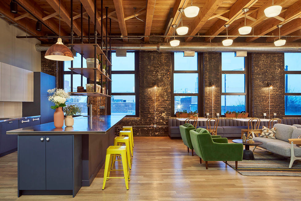 Farmer's Fridge startup office employee lounge in Near West Side, Chicago | Kuchar