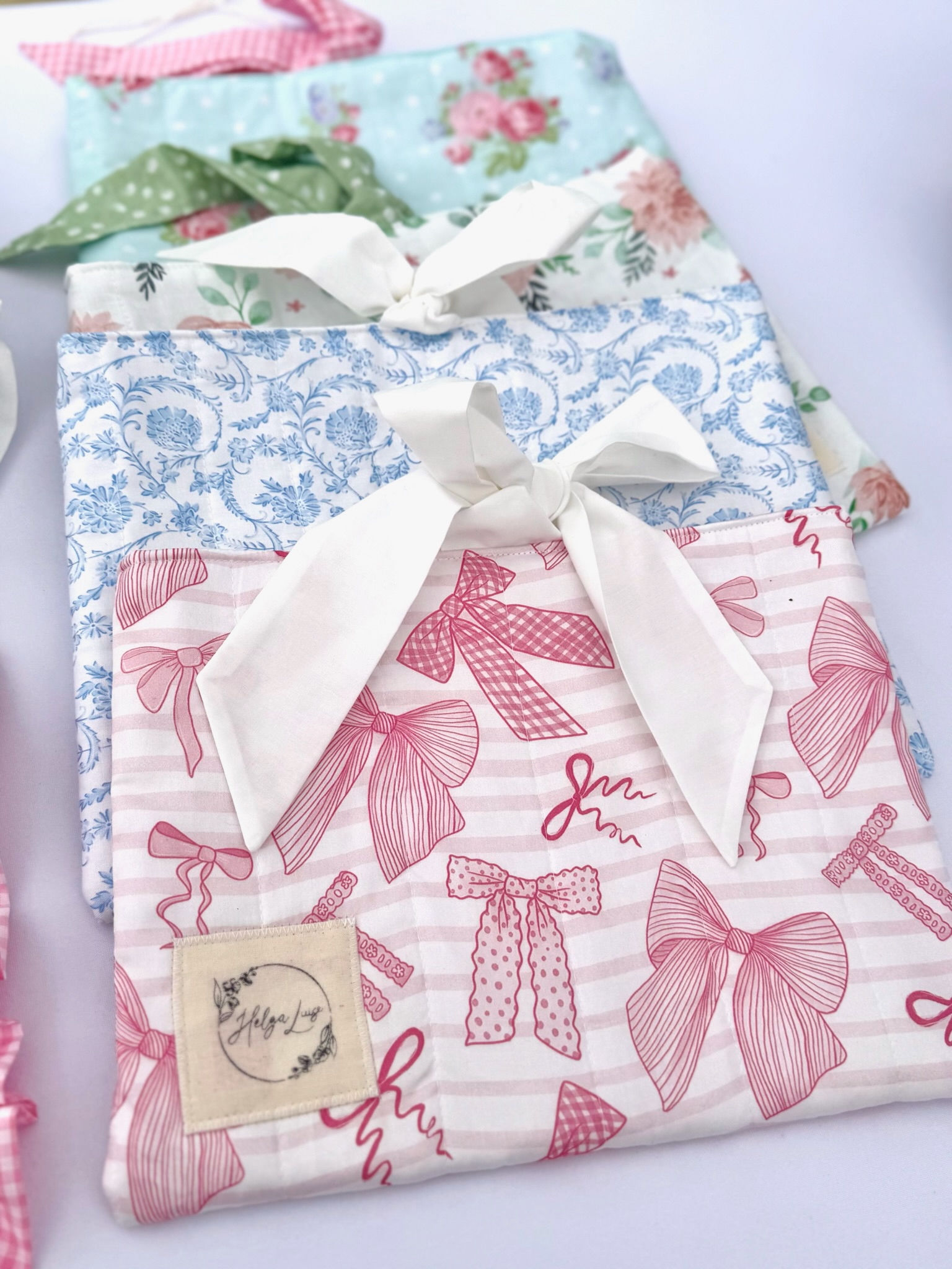 Bow Bible Sleeve Cover Quilted Bible Sleeve