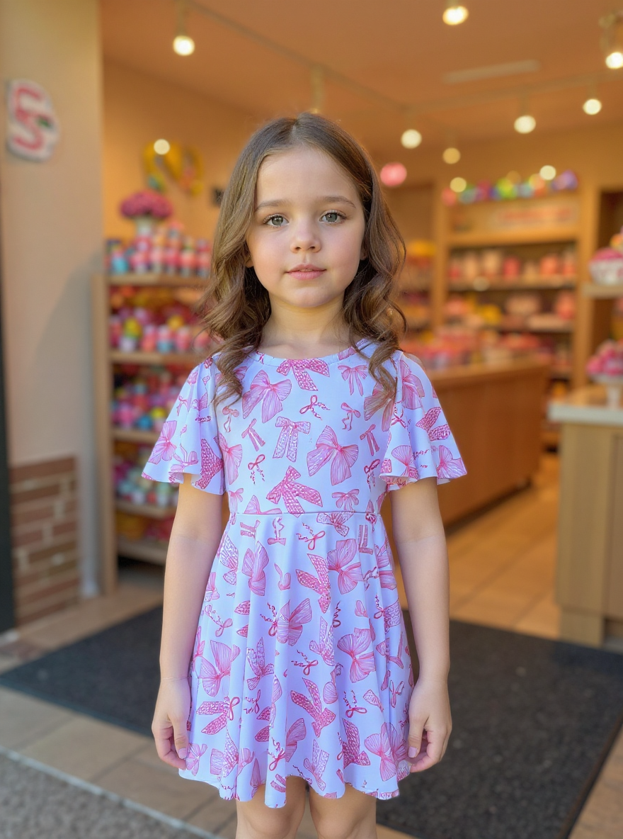 Thumbnail: Coquette bows twirl dress