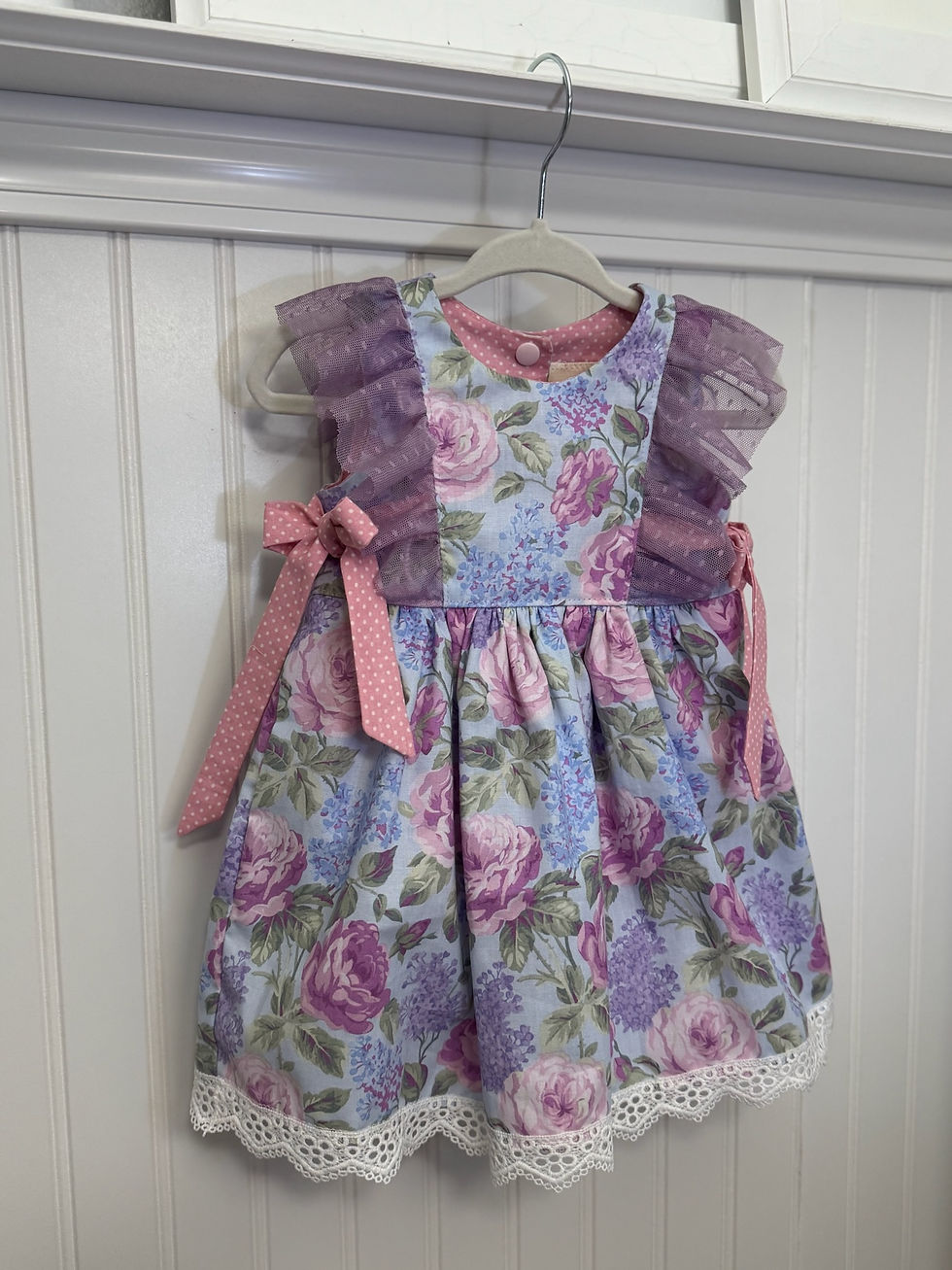 Thumbnail: Lila vintage flower dress