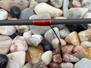 rod blank with single foot guide