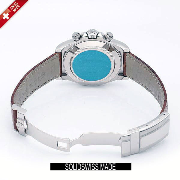 섬네일: Rolex Daytona Leather SS White Gold Meteorite