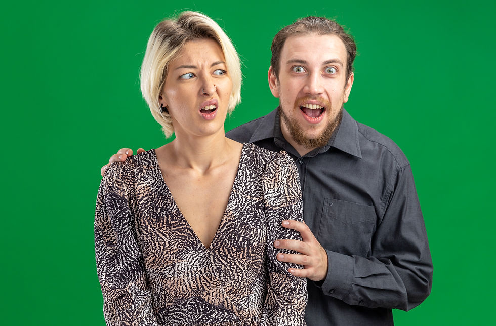 Immature partner in relationship