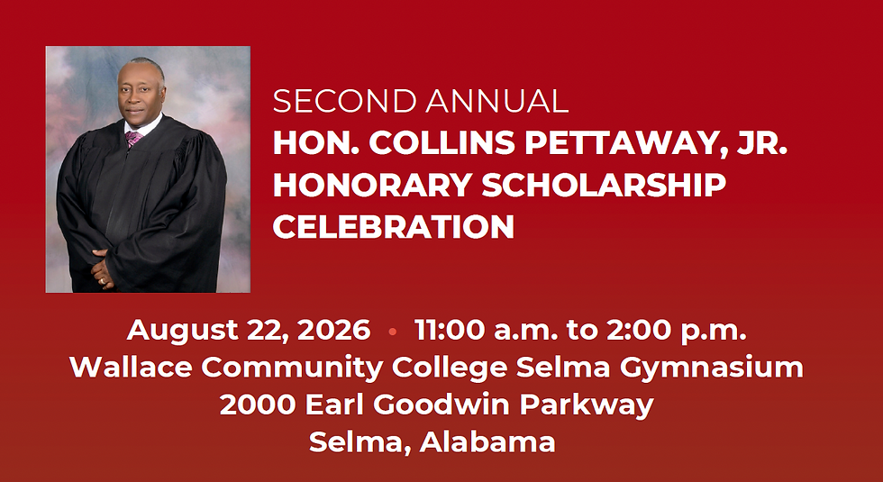 Second Annual Hon. Collins Pettaway, Jr. Honorary Scholarship Celebration