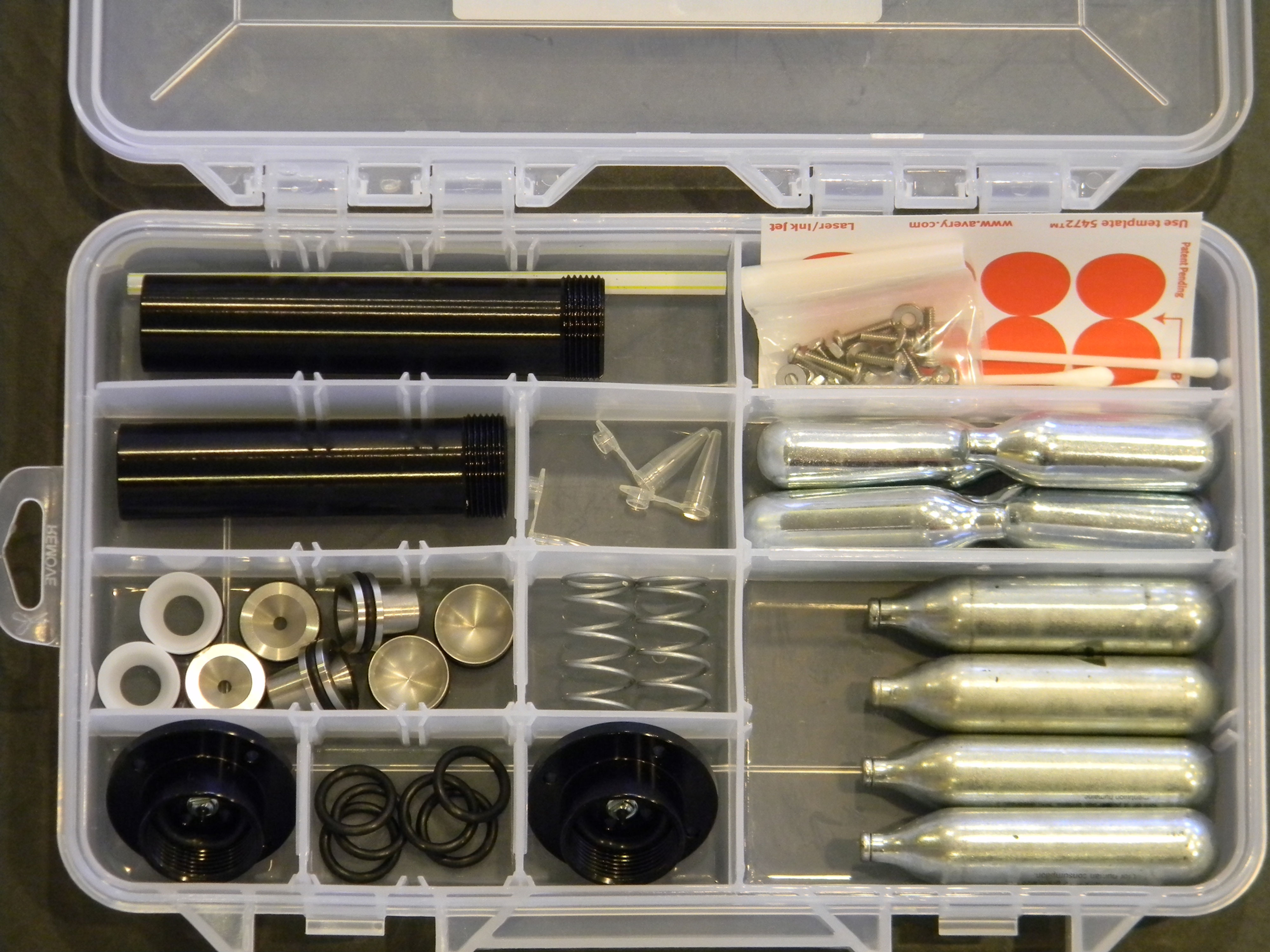 Double Peregrine Kit, 8 &12 gram, with OVAL Mounting Cap Flange