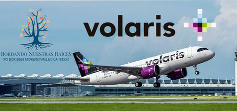 🎉 ¡Buenas noticias! Bordando Nuestras Raíces será invitado especial en la inauguración de la nueva ruta Ontario, California – Morelia, Michoacán de la aerolínea Volaris. ✈🌎