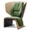 Thumbnail: Cassina 570 Gender Armchair and Pouf