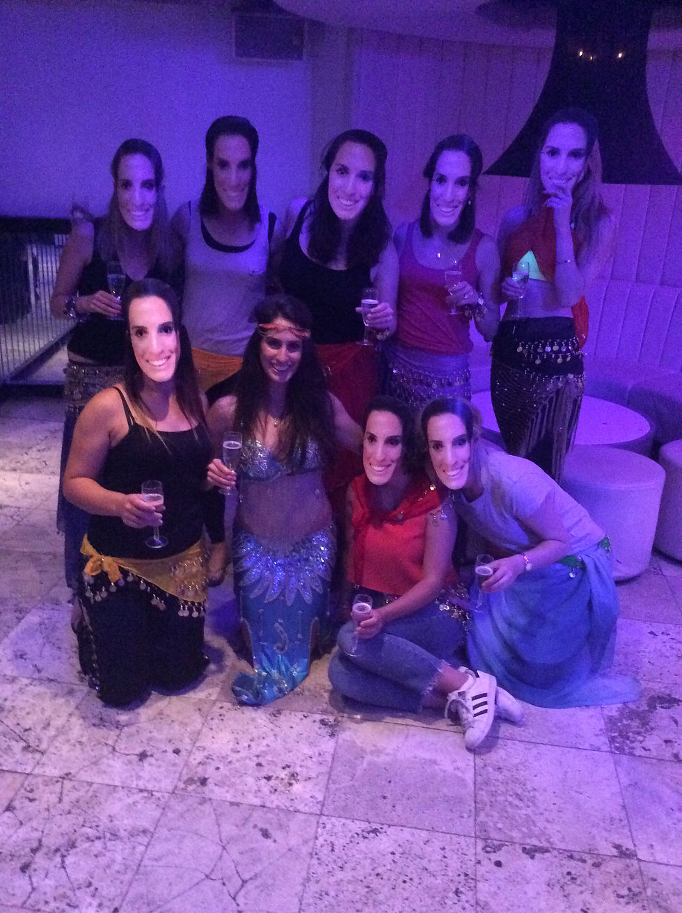 Hen party belly dancing uk