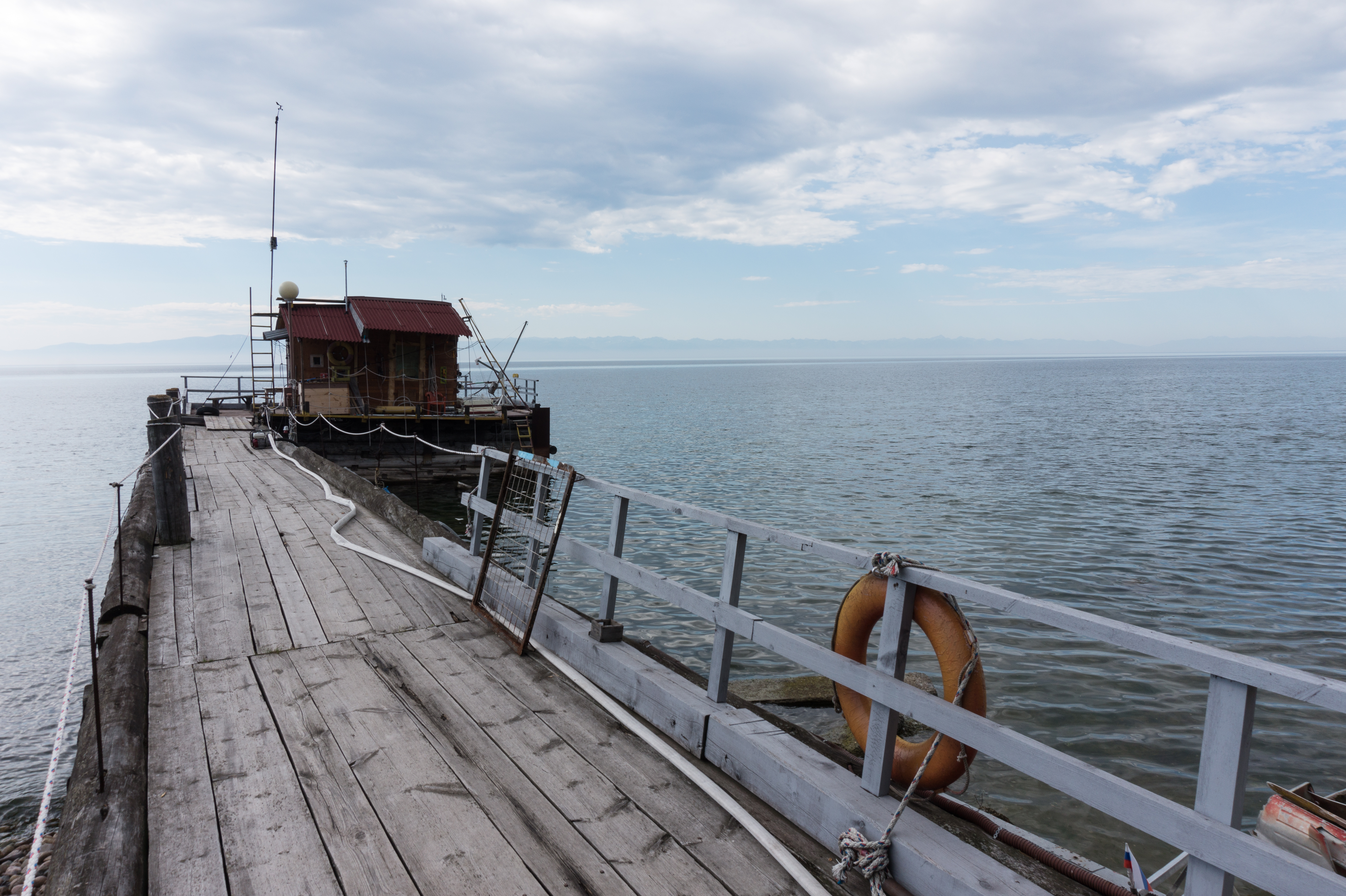 Pier with meteorological station