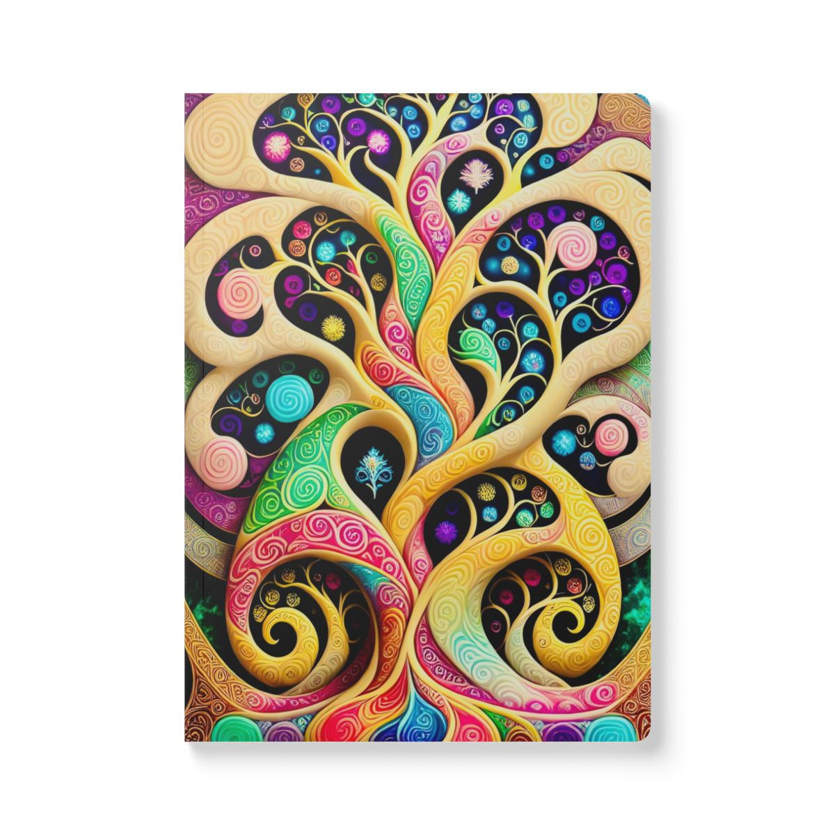Flourishing Whimsy Softcover Journal (with Inside Prints)