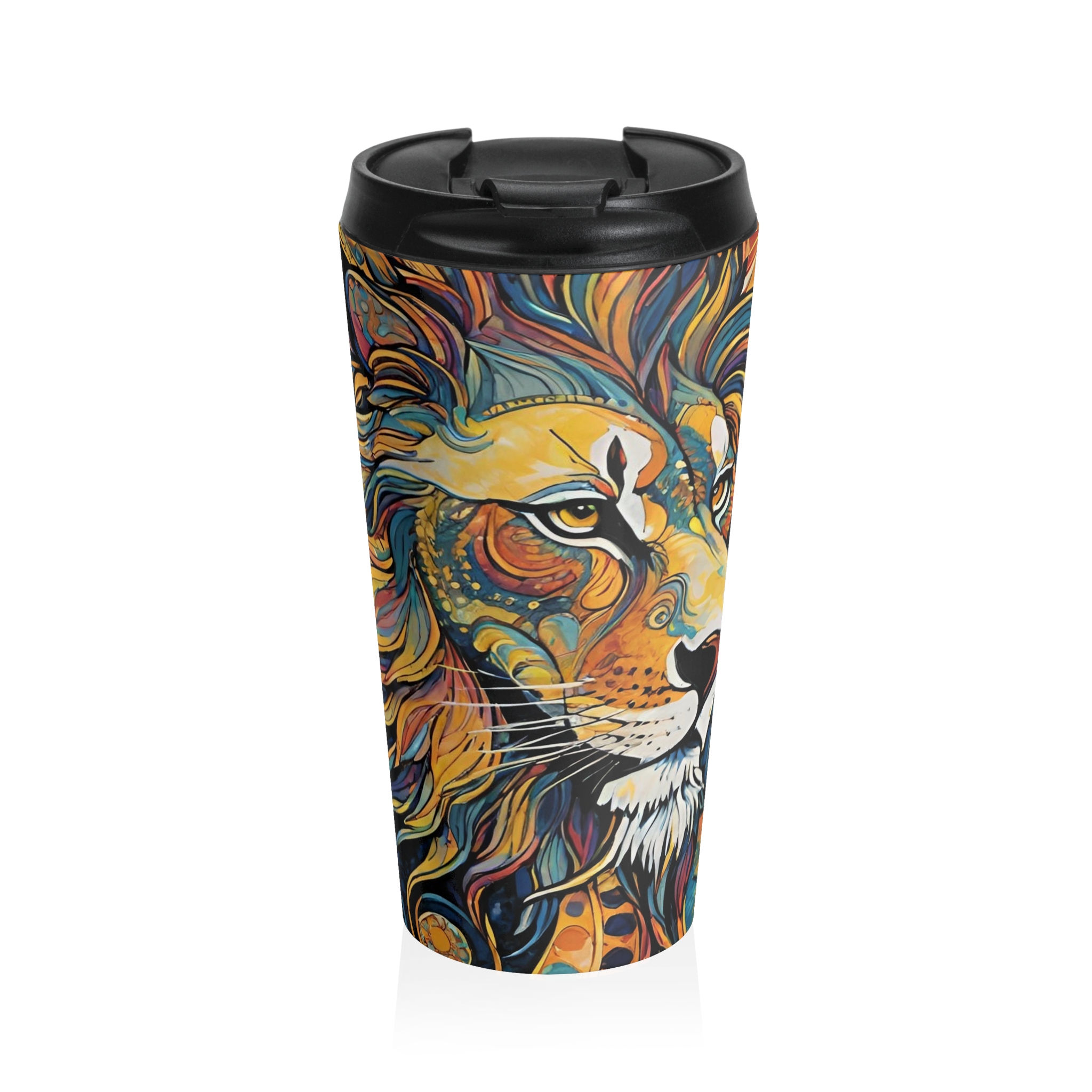 Solar Mane Stainless Steel Travel Mug