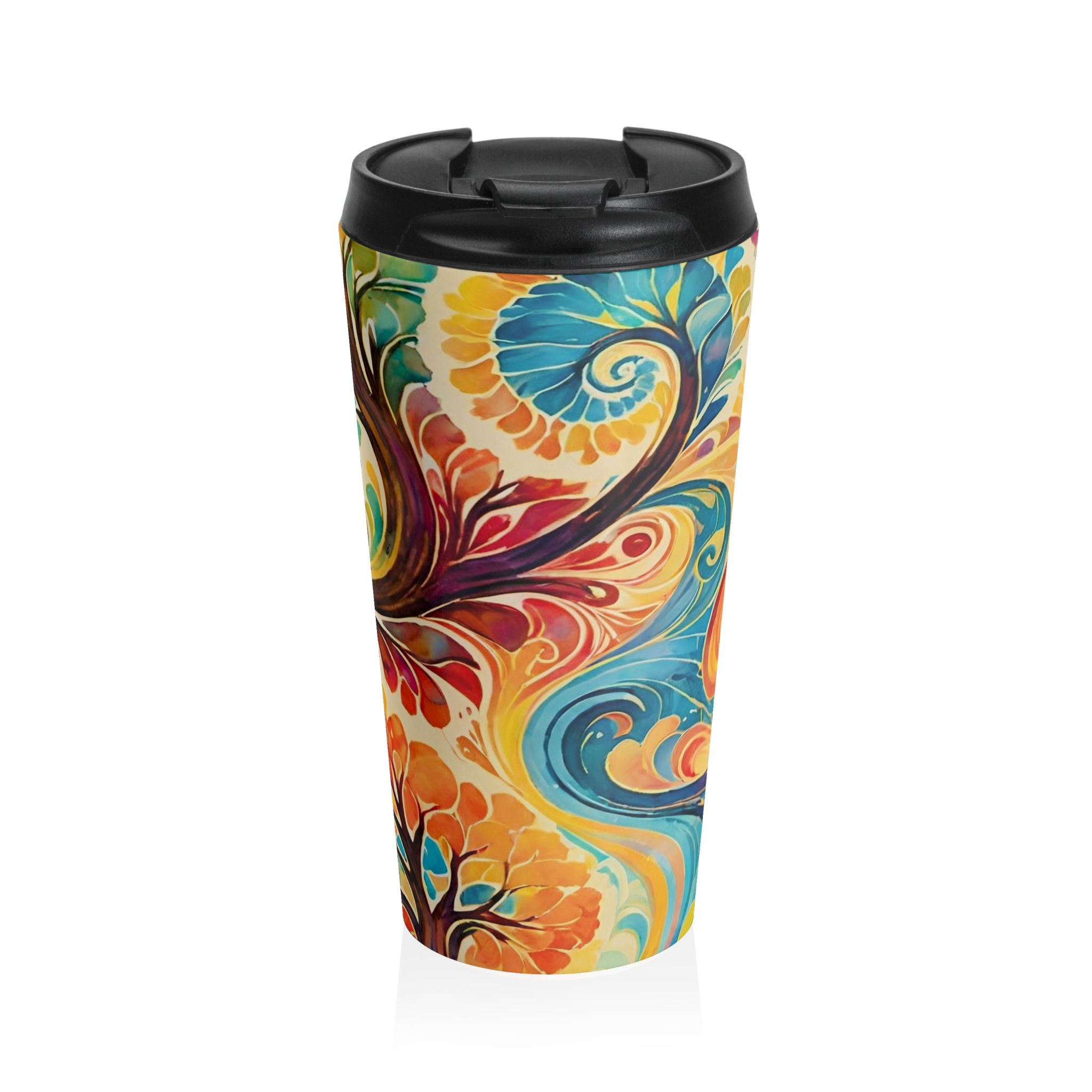 Tree of Life Stainless Steel Travel Mug