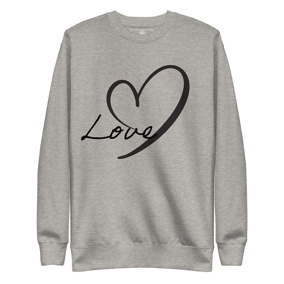 Thumbnail: MavvoWear “Love” Heart Flow Sweatshirt