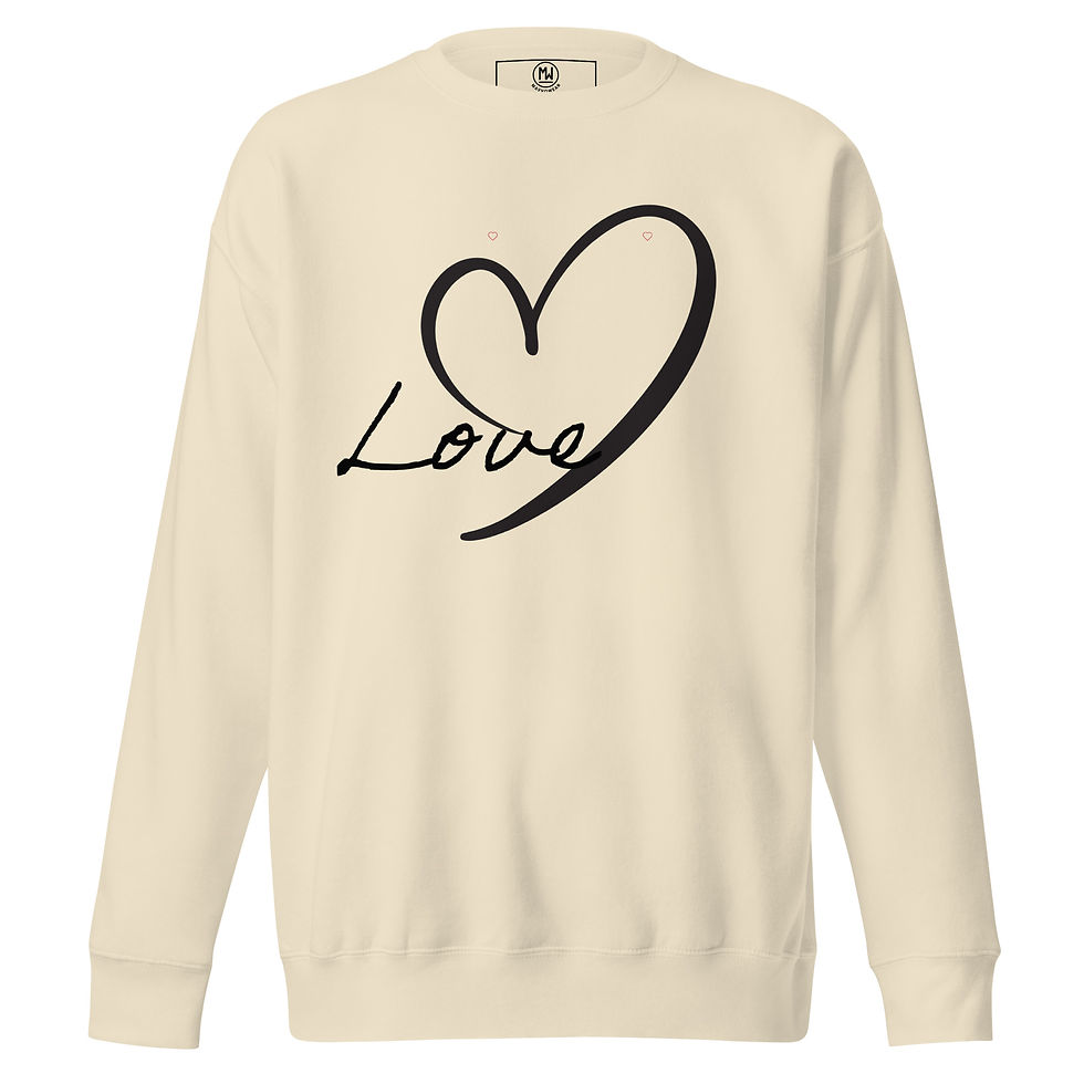 Thumbnail: MavvoWear “Love” Heart Flow Sweatshirt