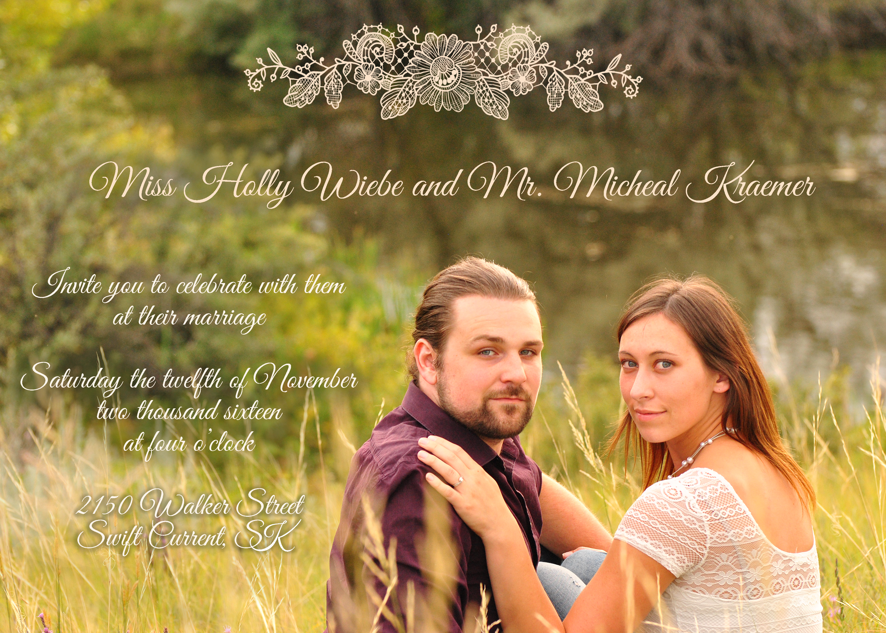 Kraemer Wedding Invitation