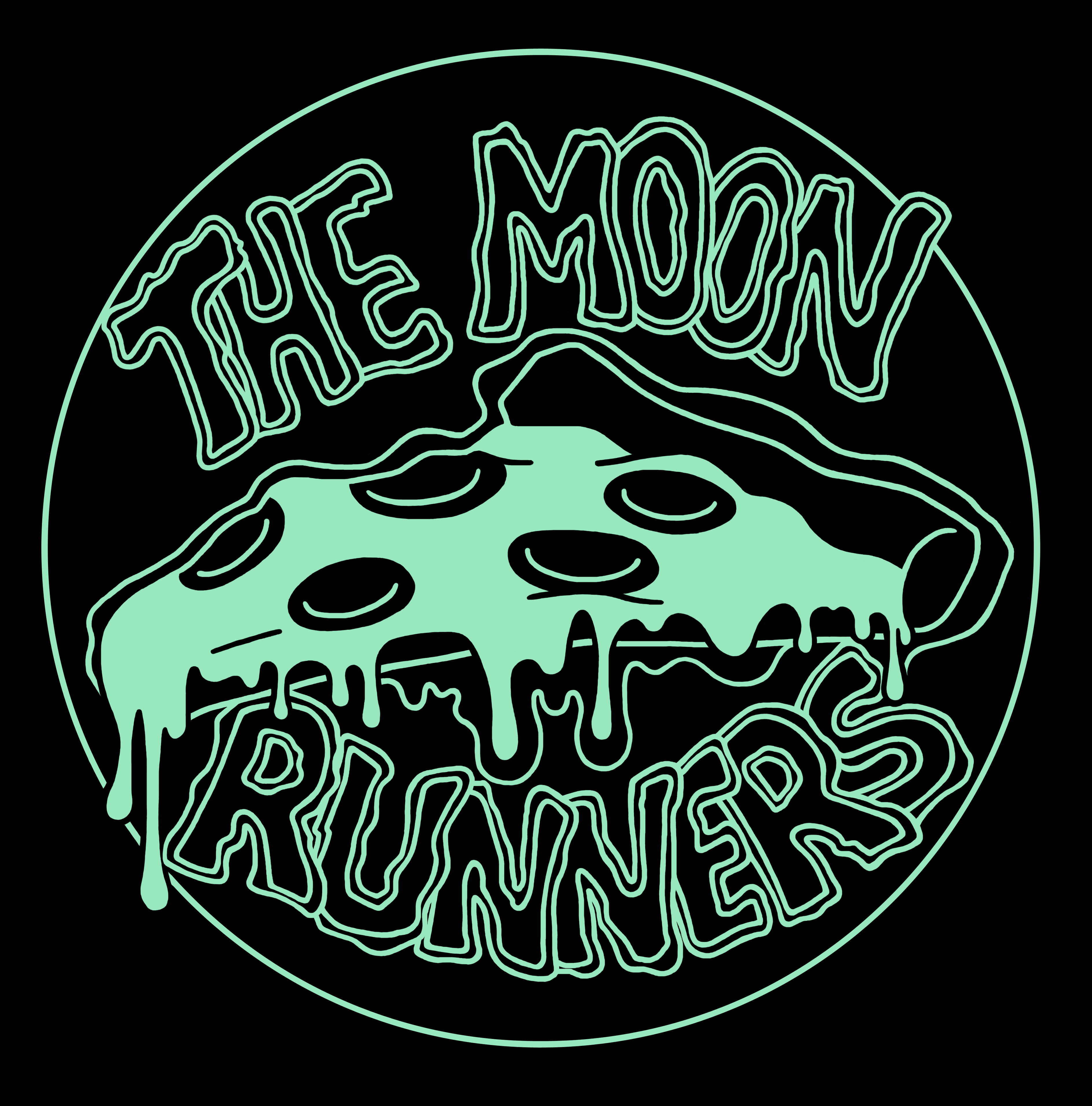 Moon Runners Pizza Shirt Design