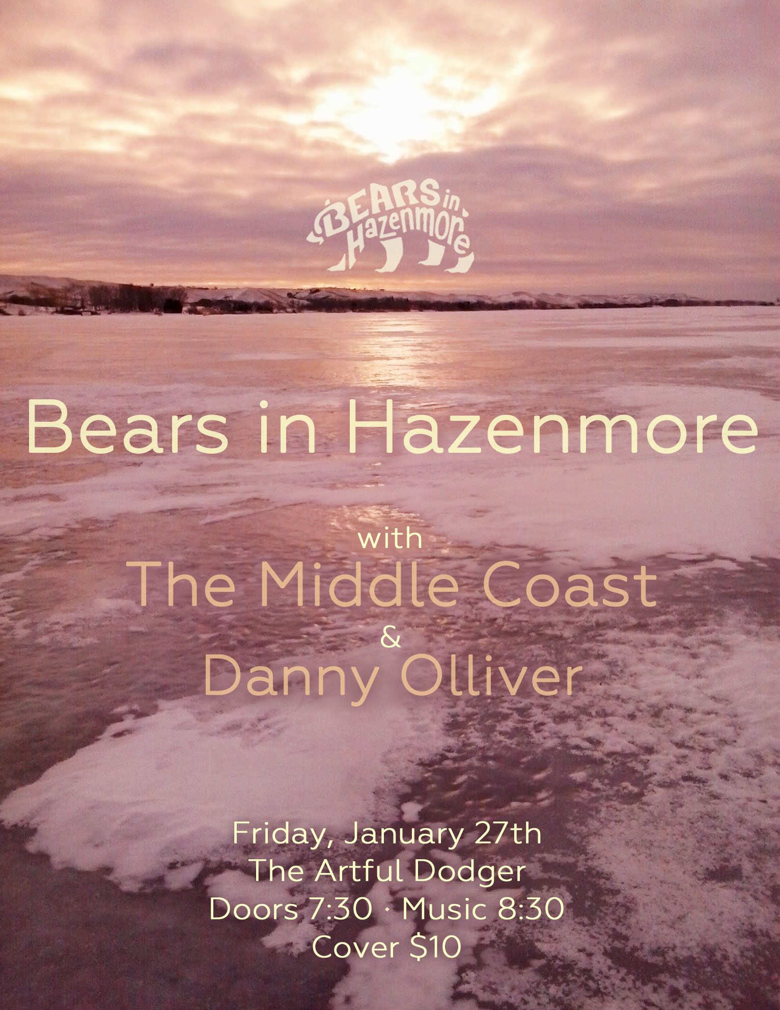 Bears in Hazenmore Poster, Jan 2017