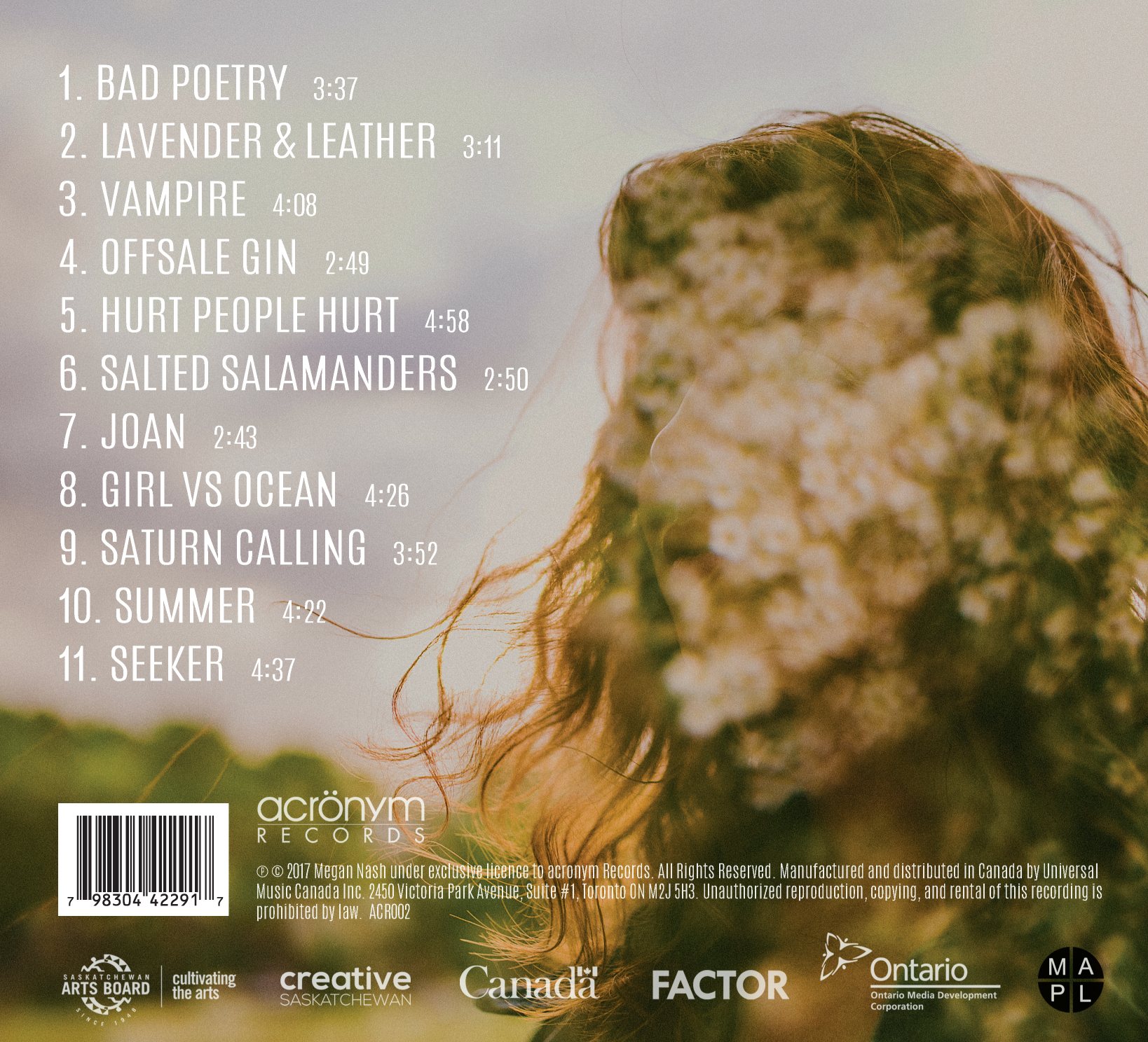 Seeker Back Cover