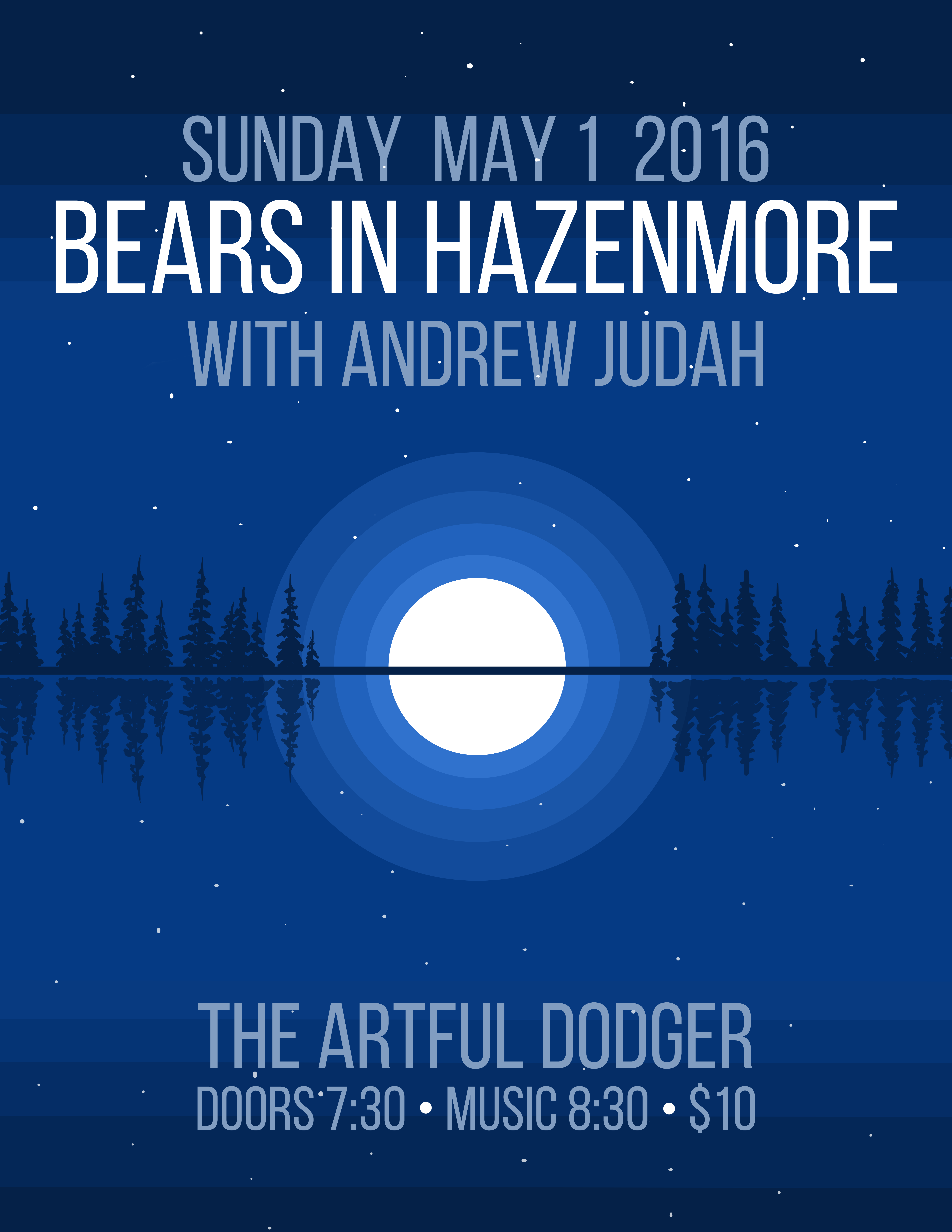 Bears in Hazenmore Poster, May 2016