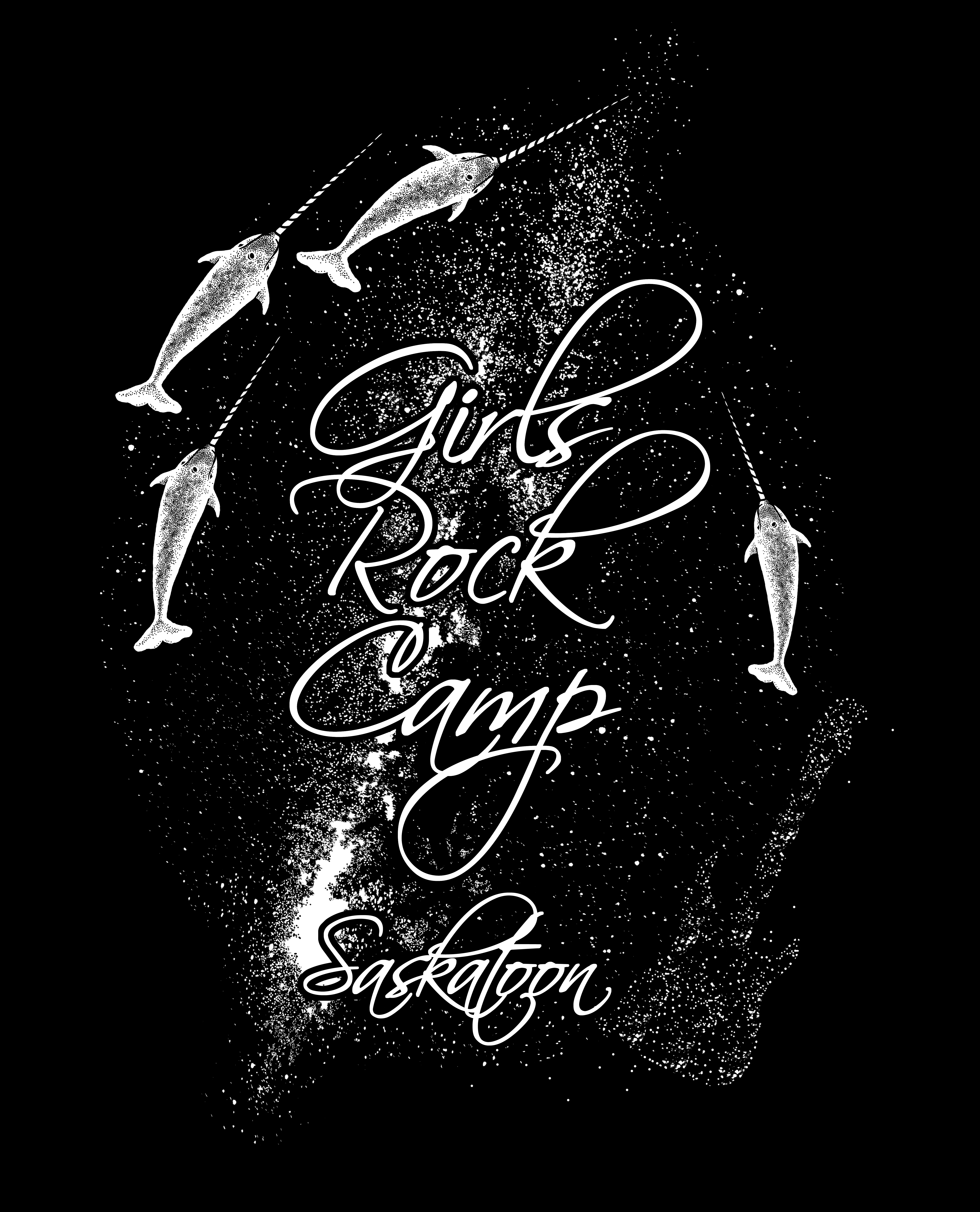Girls Rock Camp Saskatoon 2018 Shirt Design