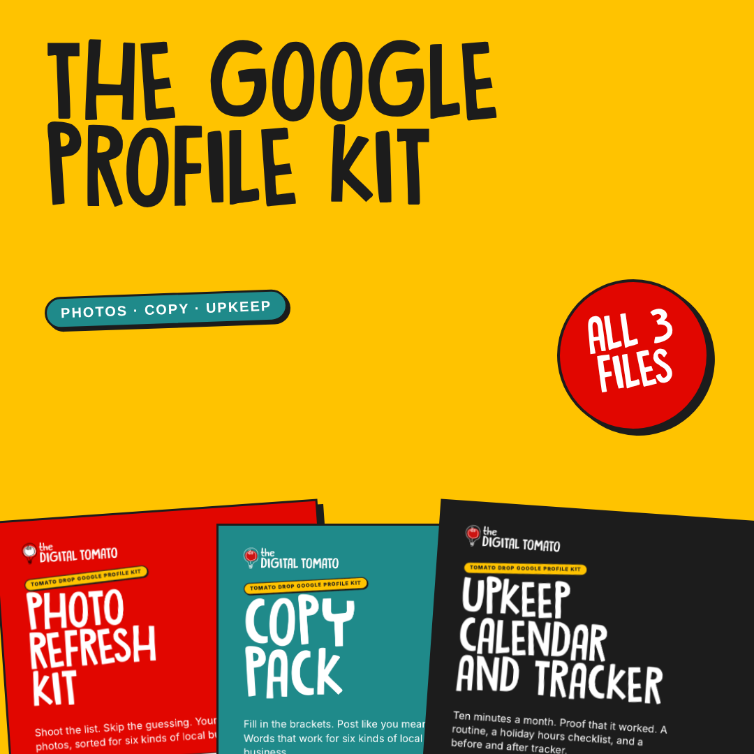 Google Business Profile Kit Bundle | All 3 DIY Marketing Tools