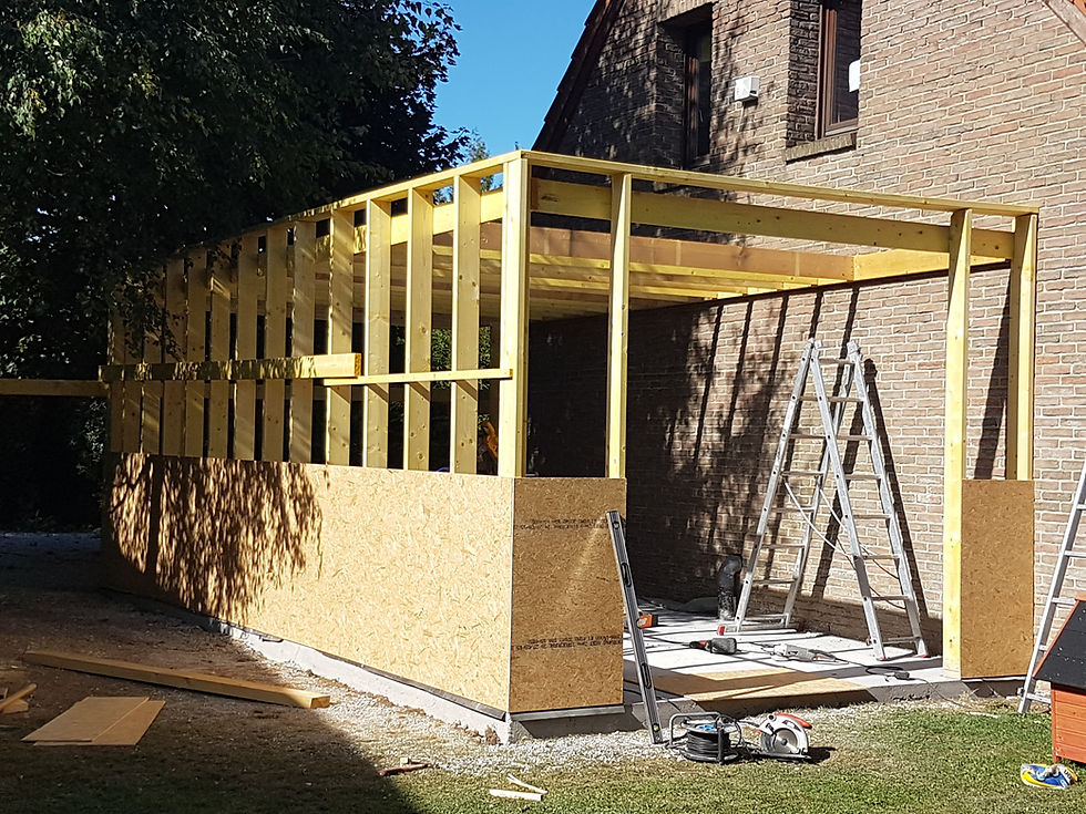 Ossature Bois-Construction bois-Couvreur Roncq-Entreprise couverture Roncq-Création maison bois-nord