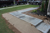 Concrete Patio, Walkway and Stairs