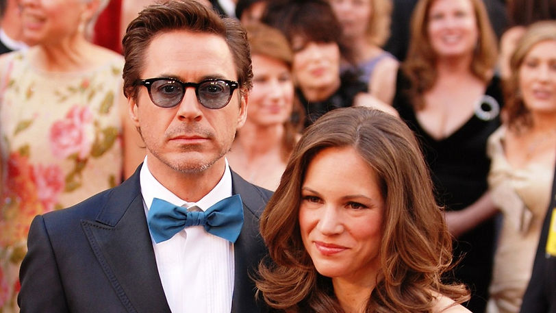 Robert Downey Jr. with his Wife Susan Downey, at 2010 Academy Awards, by Sgt. Michael Connors, Public domain, via Wikimedia Commons