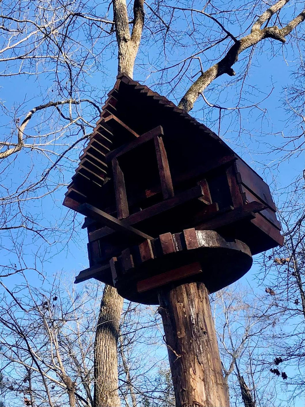 Custom made eastern cedar birdhouse, Chapel Hill, NC