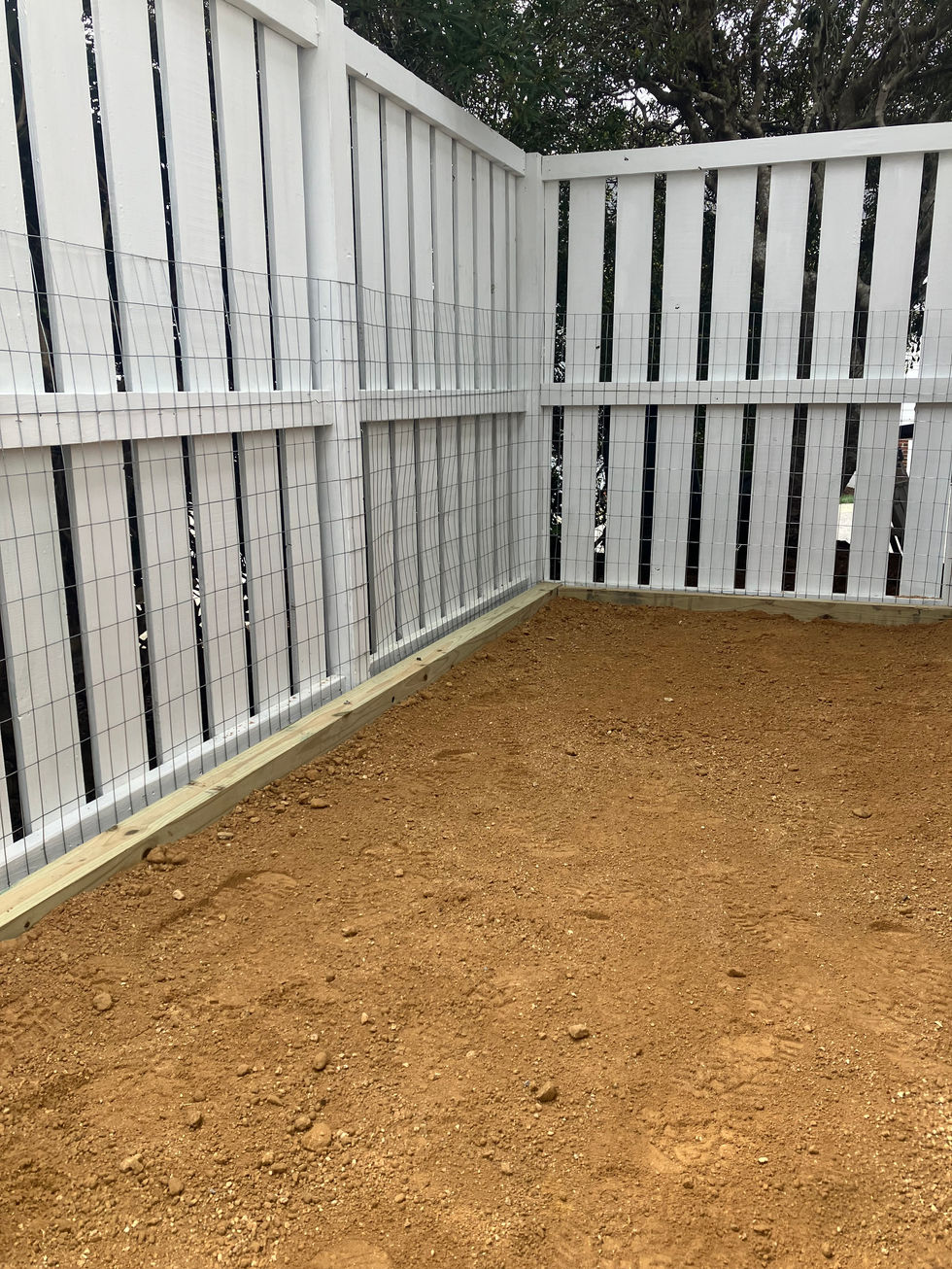 Patio makeover with new fence in southern village