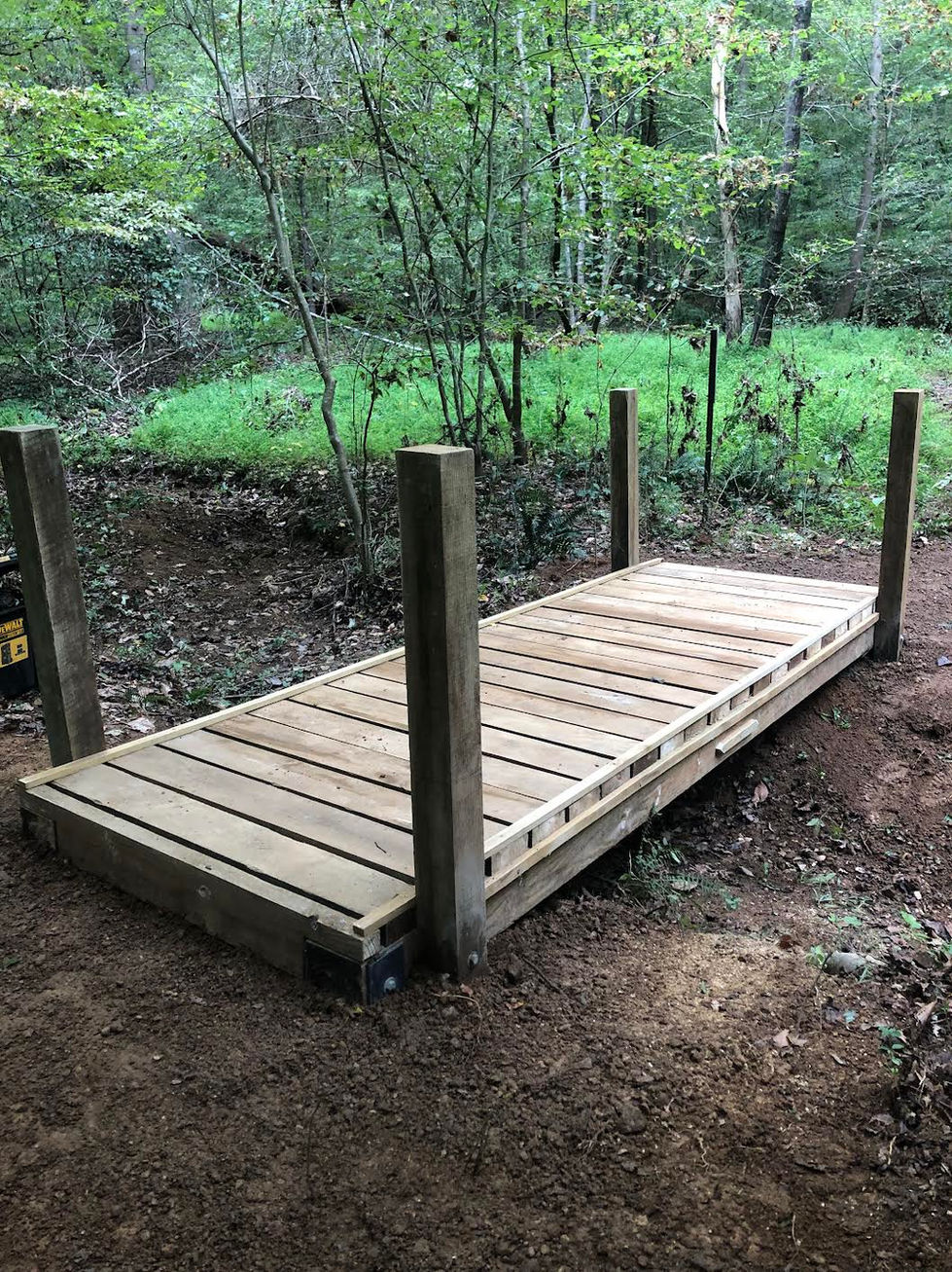 Wooden bridge