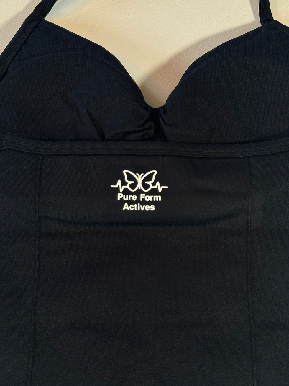 Thumbnail: Zaria Halter Tank - Black