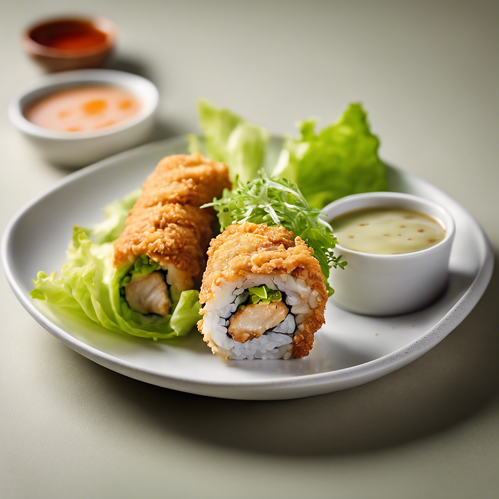 Pork & Prawn Spring Rolls image