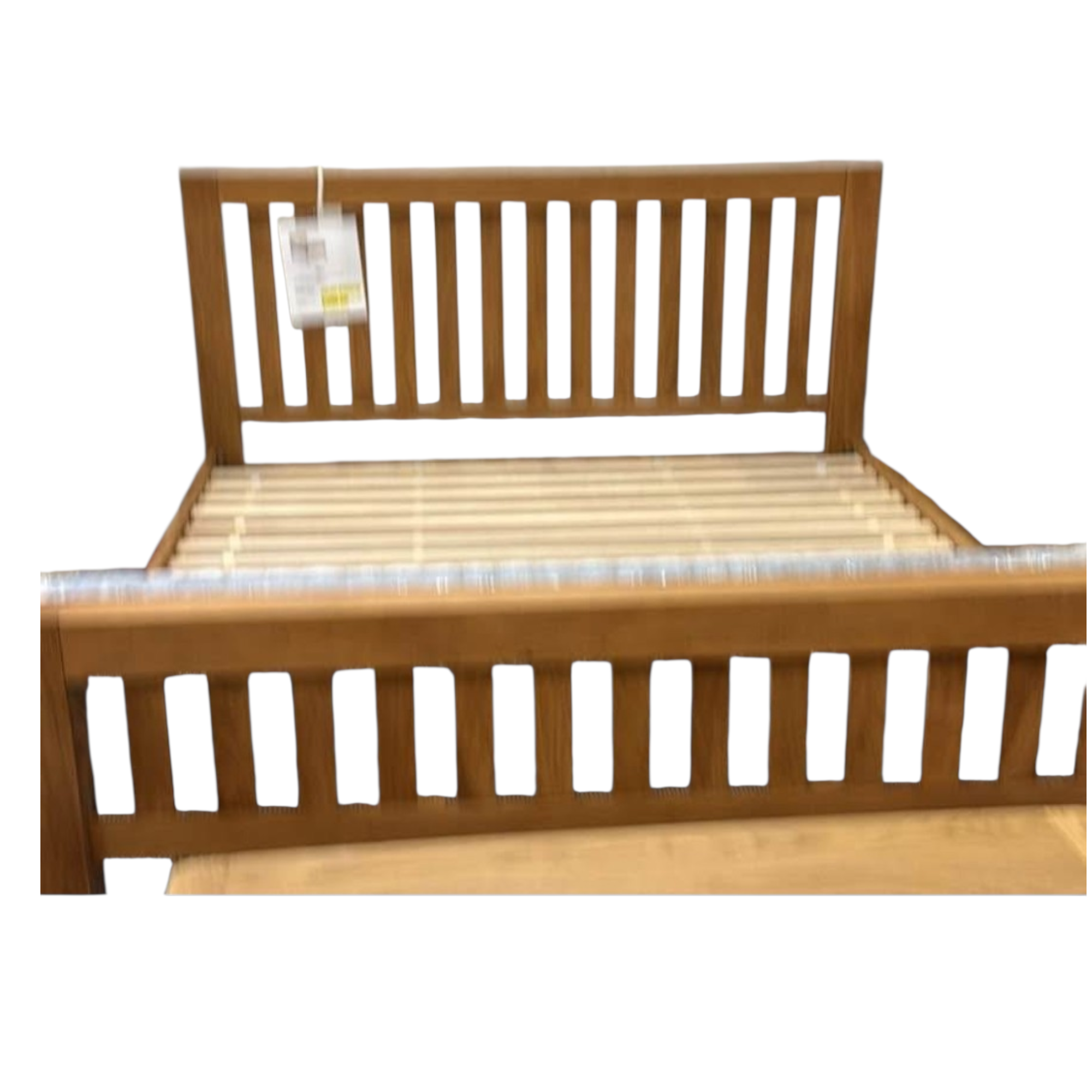 Super King Sized Bed Oak