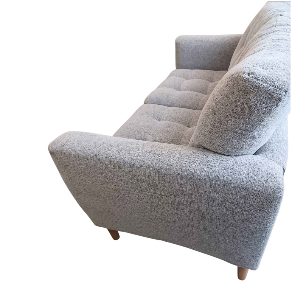 Thumbnail: SALE 3 seater sofa with reversible back cushions.