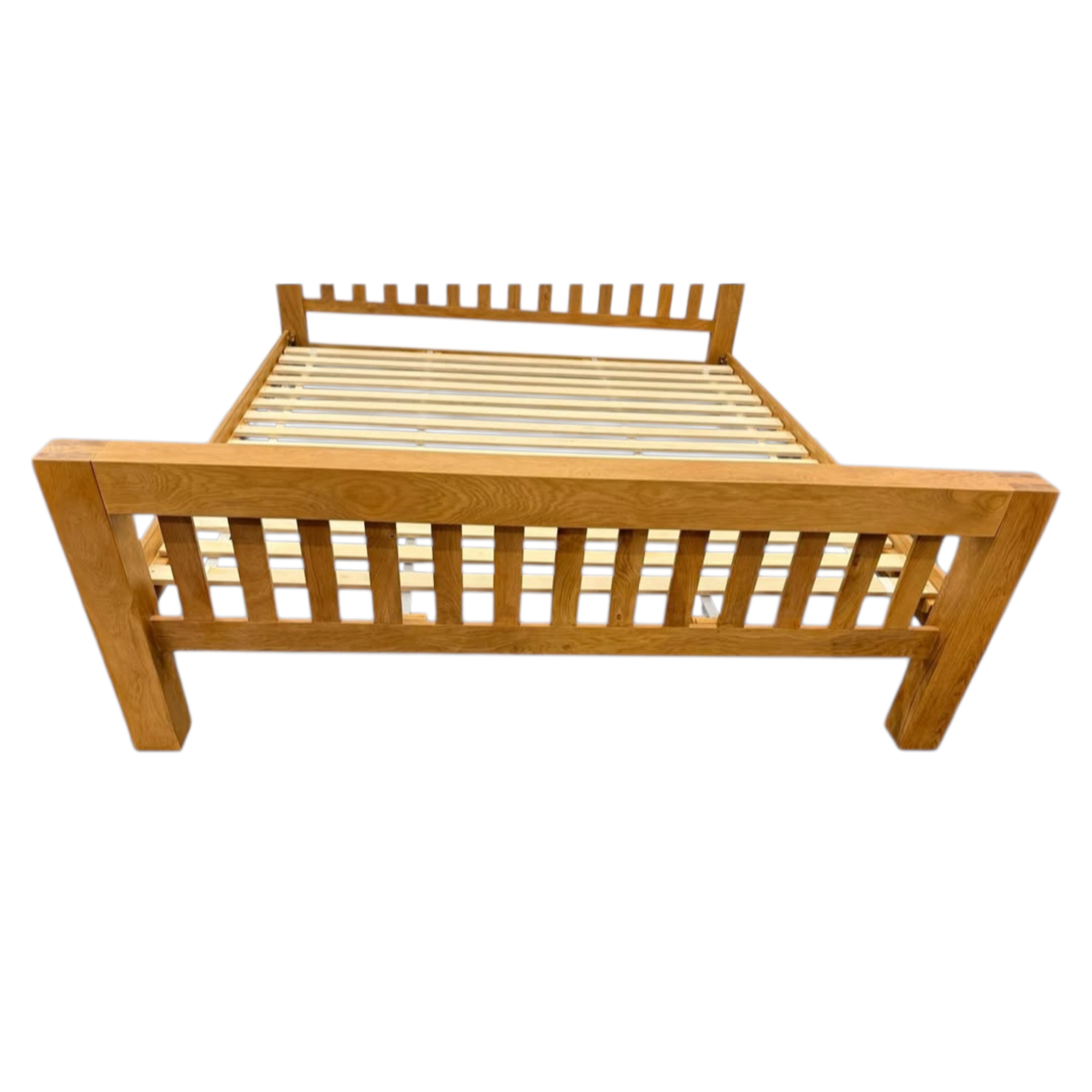 Solid Oak 6’ Super King Bed