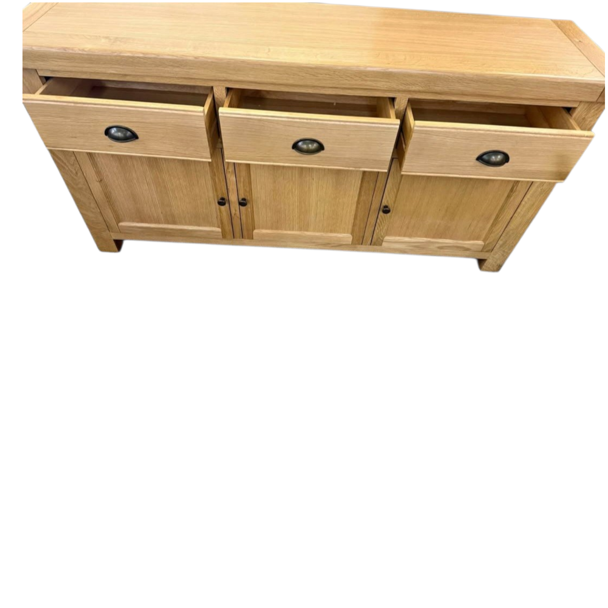 Large Sideboard Solid Oak - Corndell - Brand New