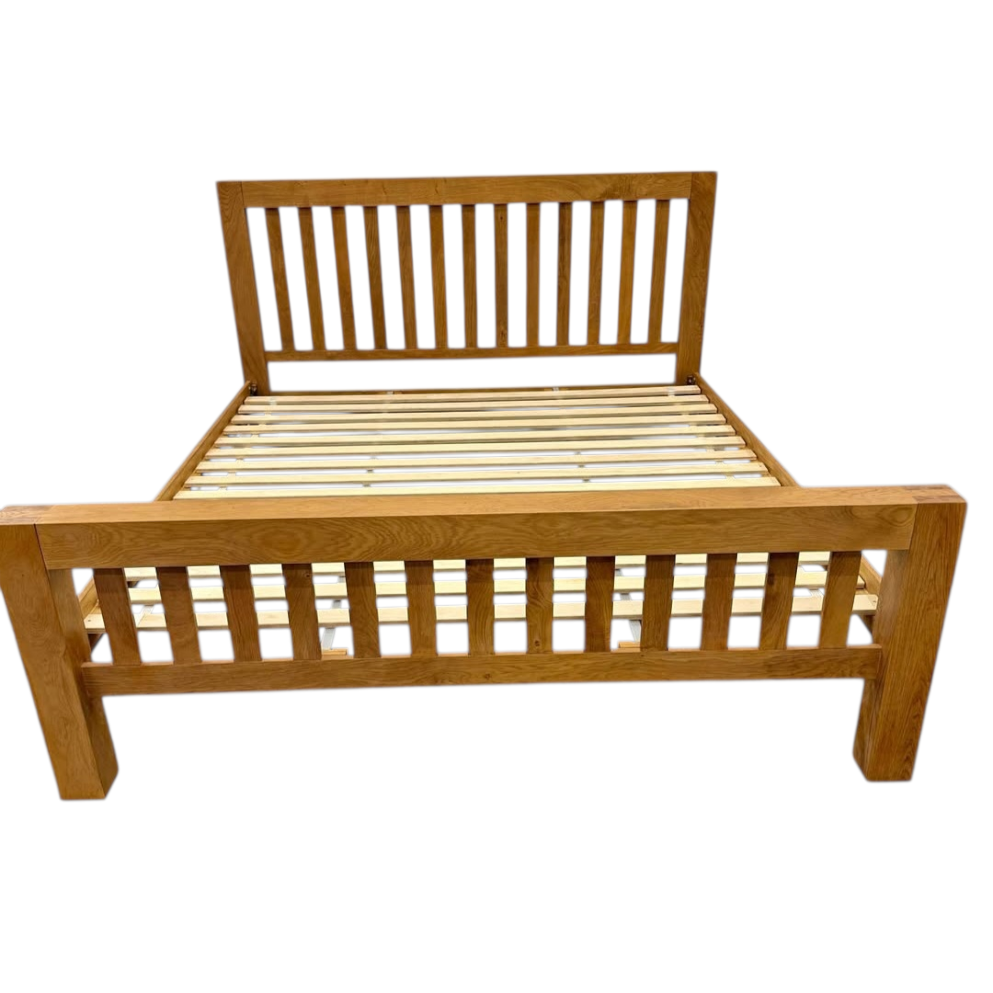 Solid Oak 6’ Super King Bed