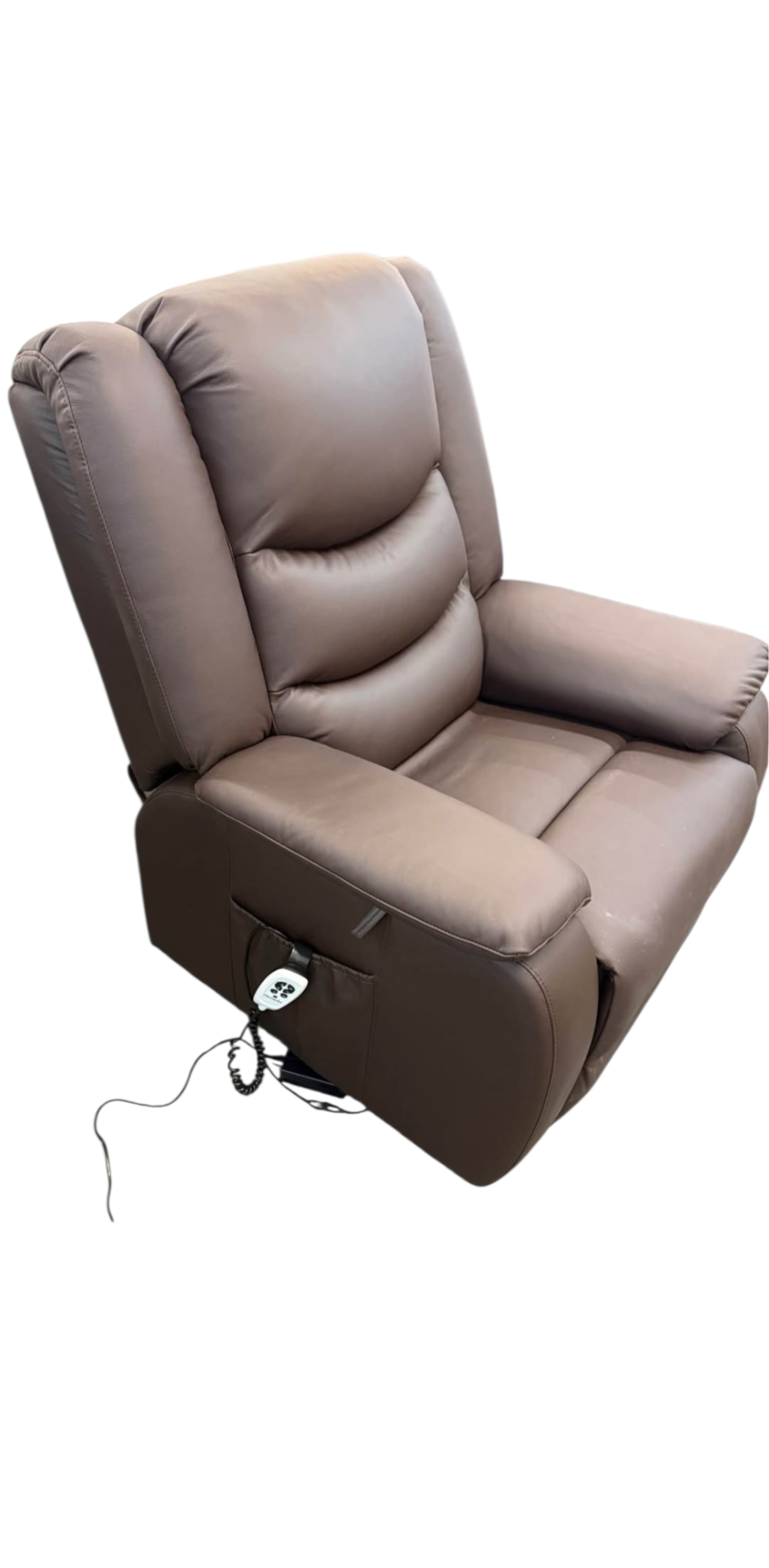 Rise and Recliner Strada Brown Dual Motors Electric Careco