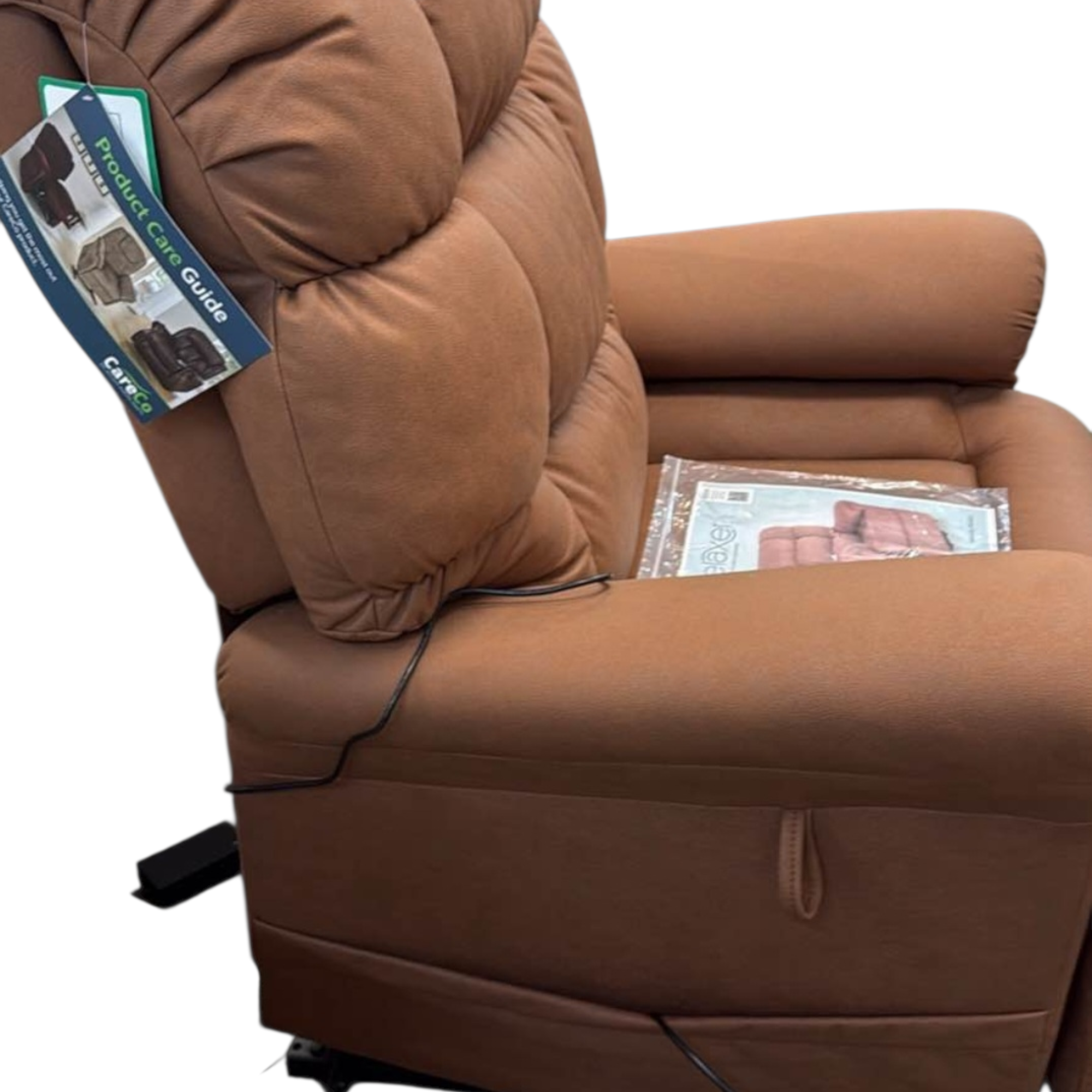 Rise &Recliner Massage & Heat Maxicomfort Relaxor Chair Brand New. Chestnut