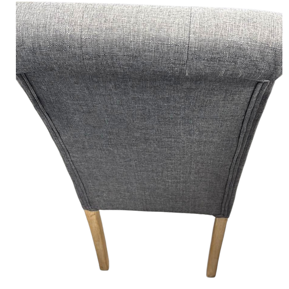 Thumbnail: Dining Chairs Set of 2 Grey Brand New
