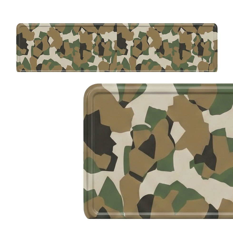 לוחית תצוגה בעיצוב אישי – רקע הסוואה