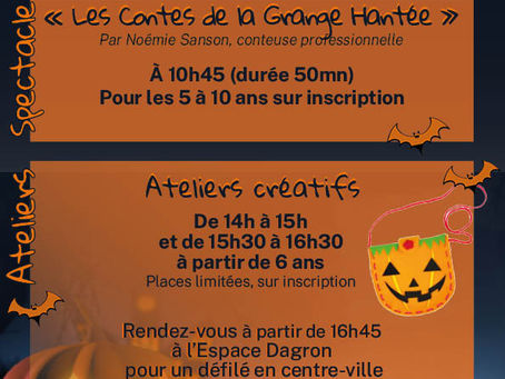 Atelier d'halloween 2021