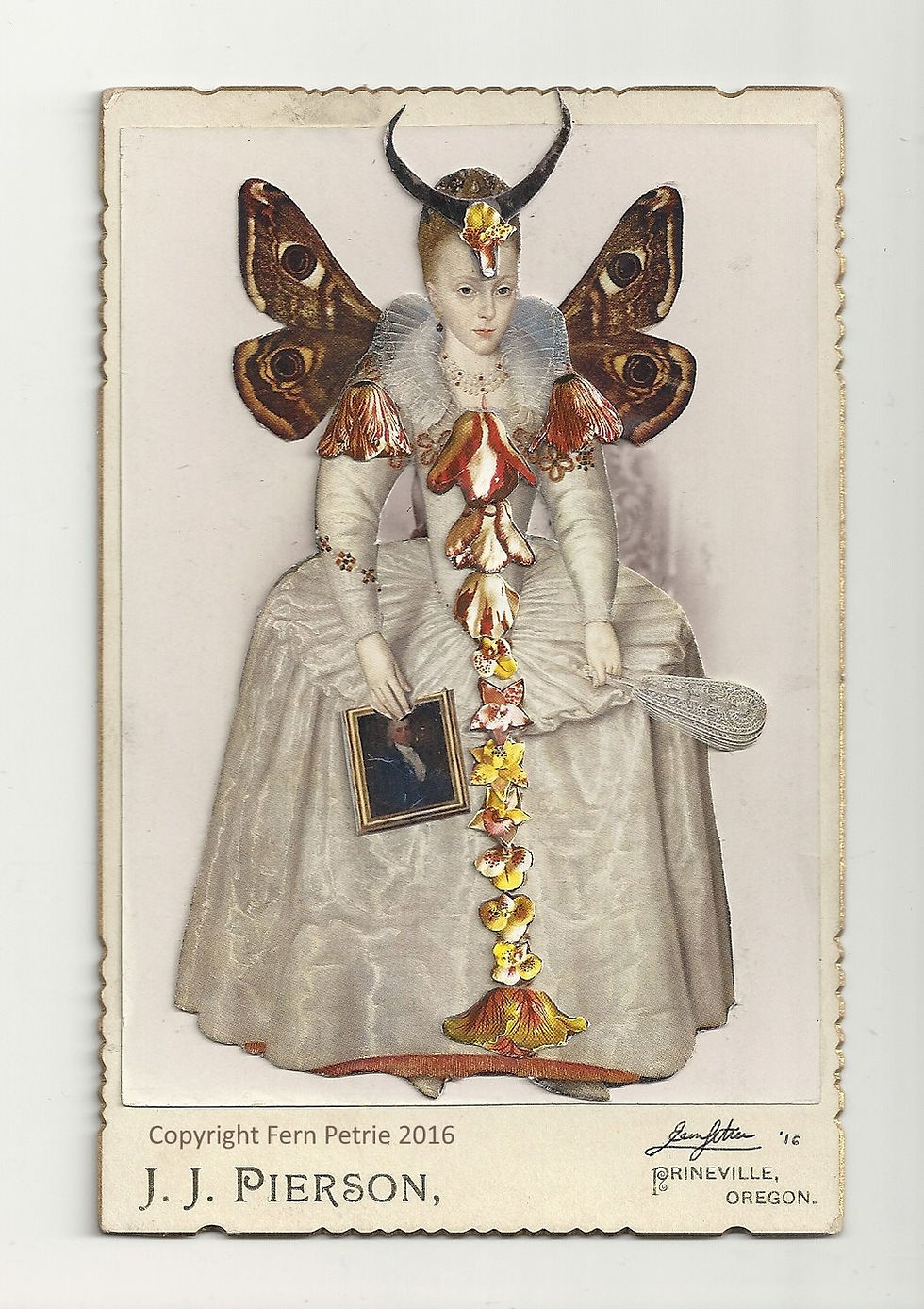 The Wedding Portrait, Collage, 16.5 x 10.7 cm, 2016.