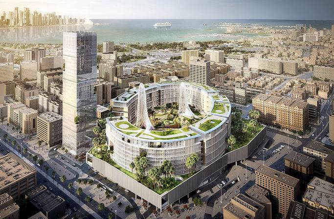 Façade Consulting & Acoustics Engineering for client Qatar Technical Aluminium for OASIS, Doha, Qatar