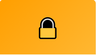 Yellow padlock icon indicating a locked course